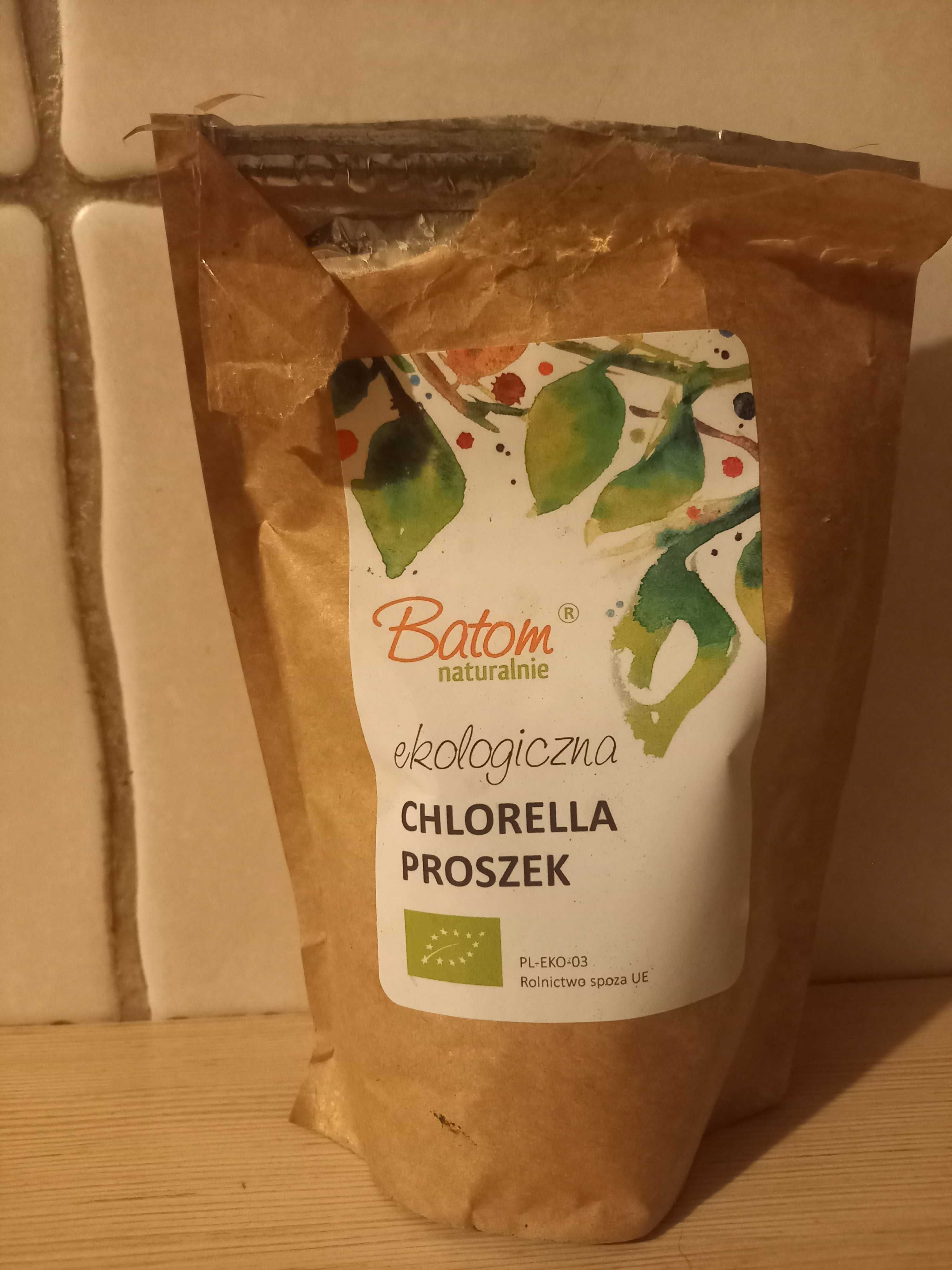 Ekologiczne Algi chlorella w proszku  100G BATOM BIO