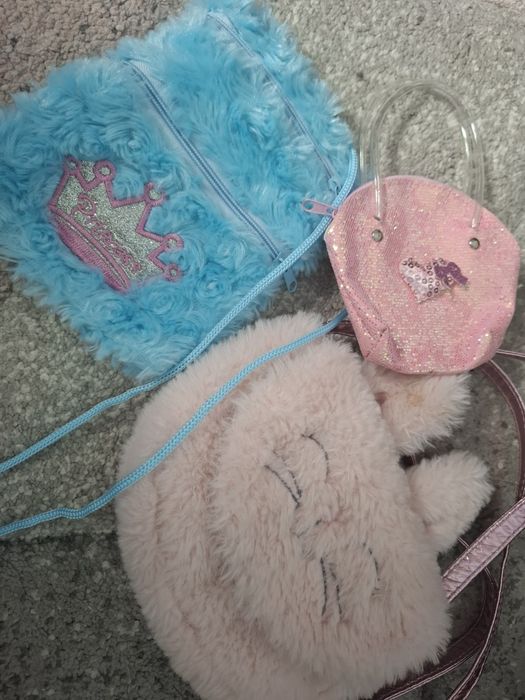 Torebka Mała pluszowa kotek dla dziewczynki 1+2 gratis