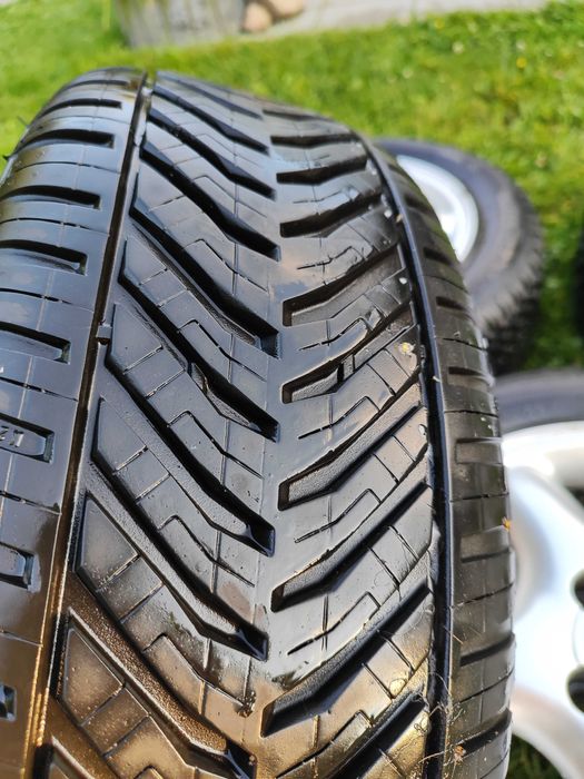 Felgi aluminiowe 15” 4x100 + opony Kormoran wielosezonowe 2021r.