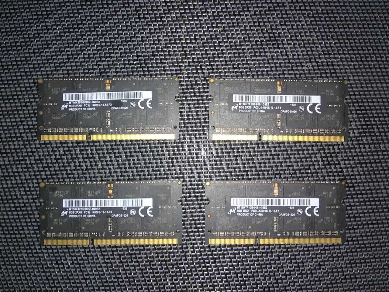 Apple Micron  (8GB x 4) 1867 MHZ DDR3 SO-DIMM PC3L-14900 204 Pin