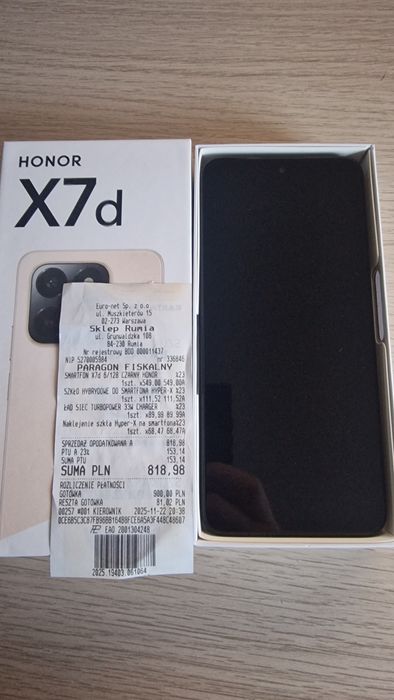 Smartphone Honor X7D  Nowe