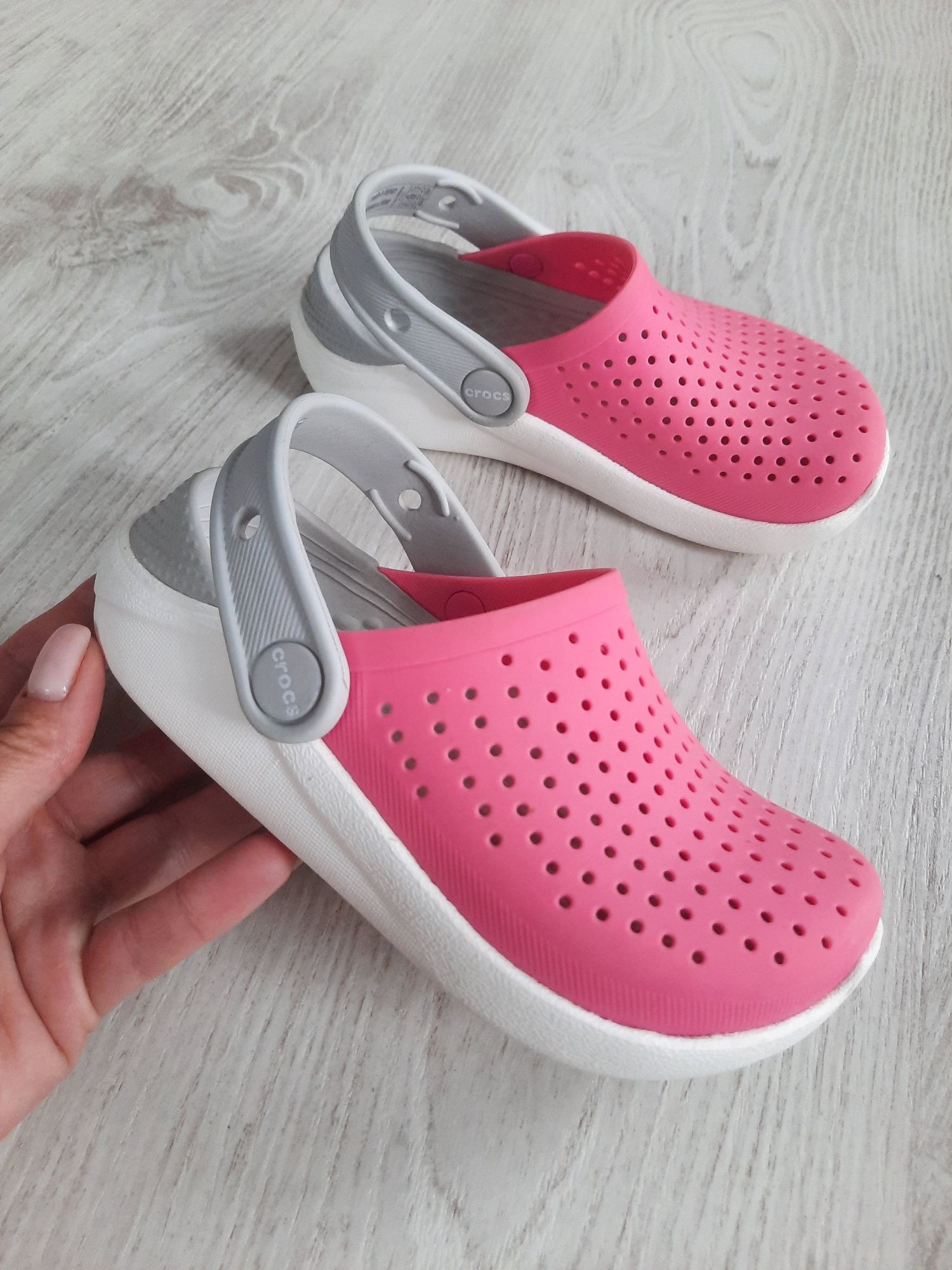 Crocs LiteRide c11 сабо тапки шлёпанцы шлепки р.28-27 18см