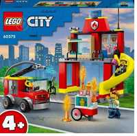 LEGO City 60375 Пожарное депо и пожарная машина 153 детали 4+