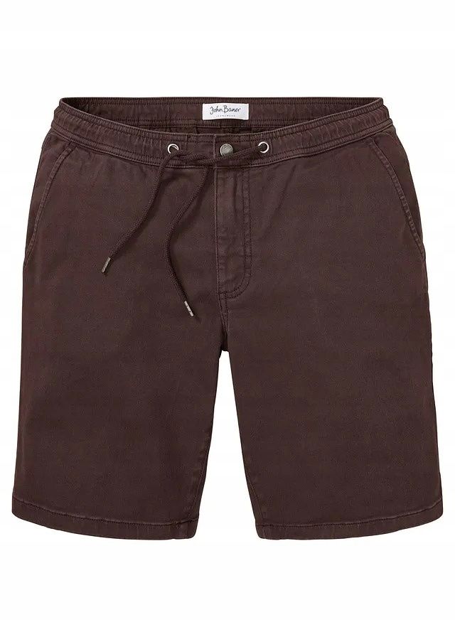 B.P.C spodenki bermudy jeans męskie brązowe r.54