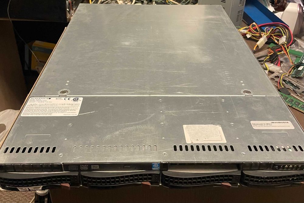 Сервер Server 1U Supermicro 6017R-WRF X9DRW-iF E5-2640  32Gb