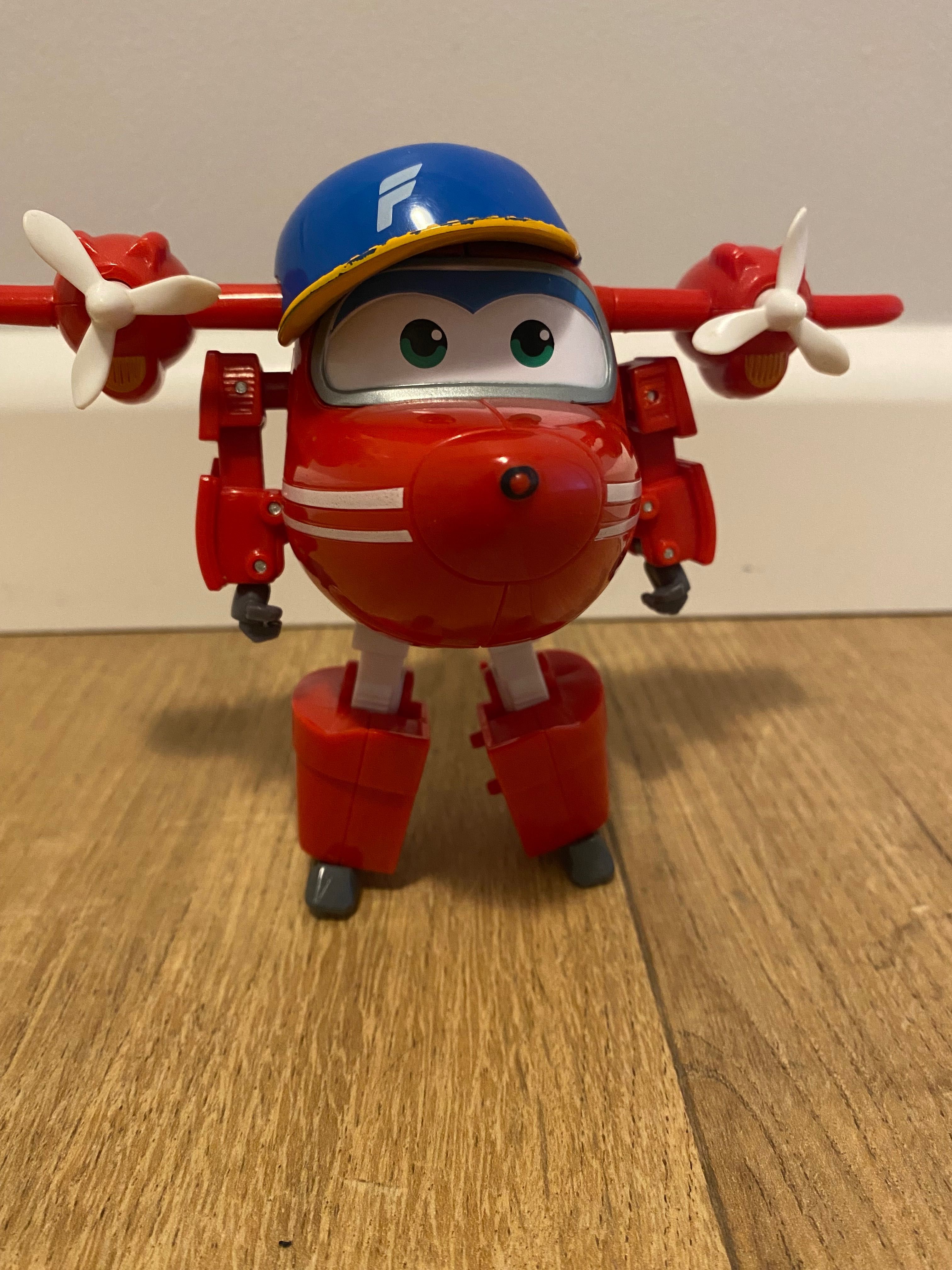 SUPER WINGS Transformujący FLIP Samolot i Robot Zabawka 2w1
