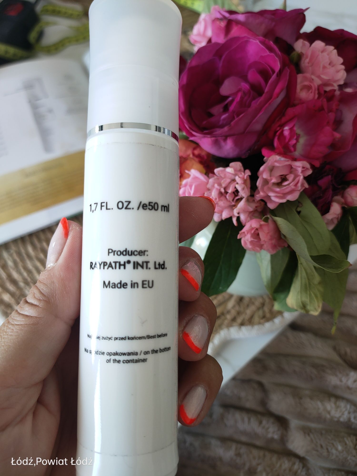 Kremowe serum do twarzy szyi i dekoltu Raypath