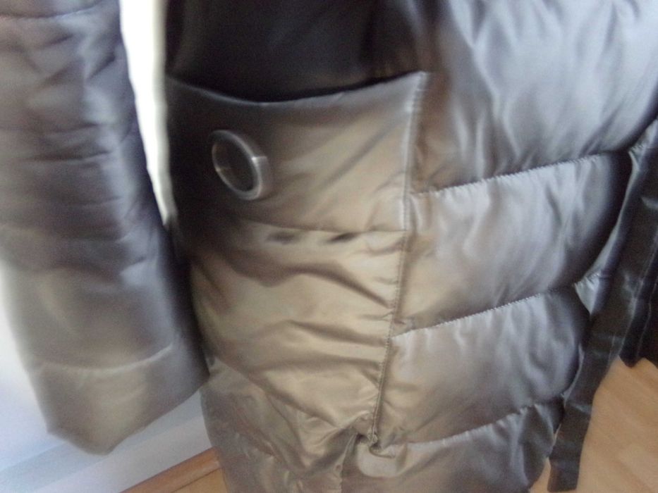 Liza Bruce Puchowy Dlugi Plaszcz Wielki Jenot 38urlop21,12-10,01