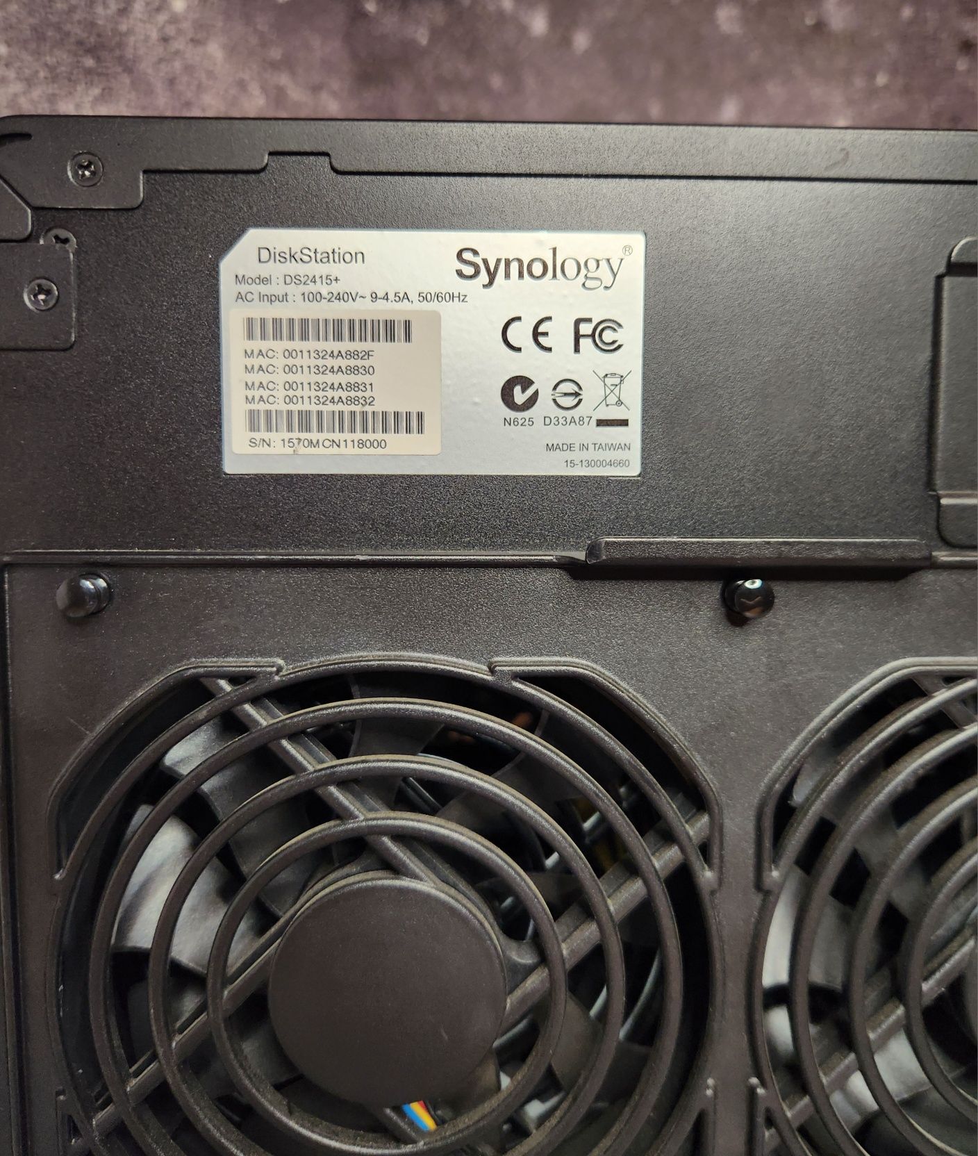NAS сервер Synology DiskStation DS2415+ на 12 дисків!