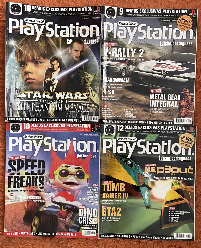 Revistas Playstation Portuguesas antigas
