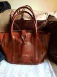 Malão Massimo dutti em pele genuina