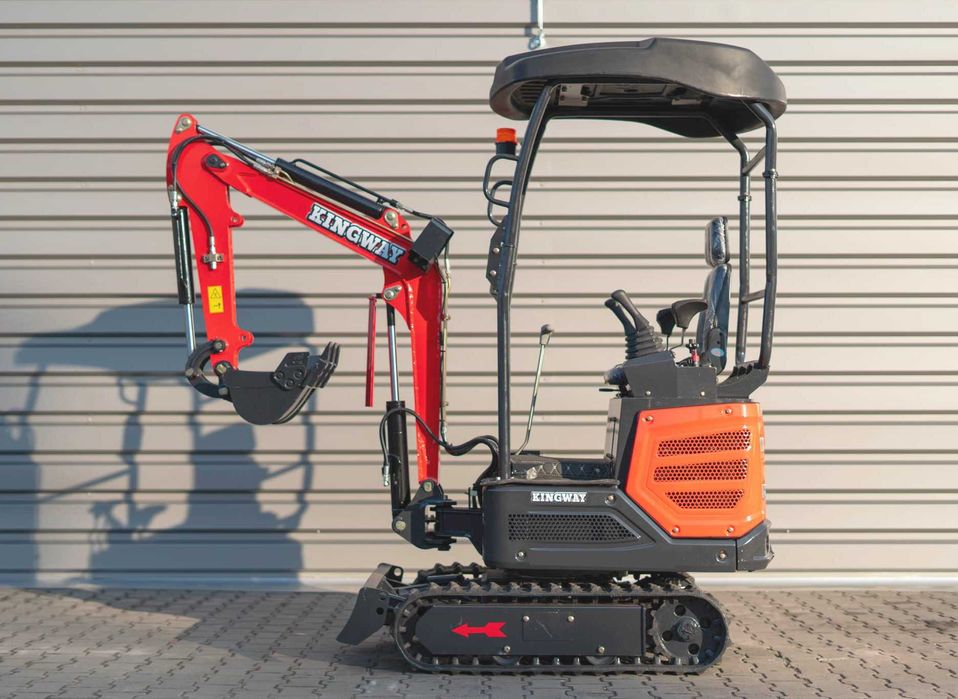 NOWA Minikoparka KINGWAY YAMA H10 - Joystick Skrętne Ramie, Model 2025