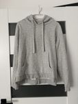 Szara bluza oversize z kapturem