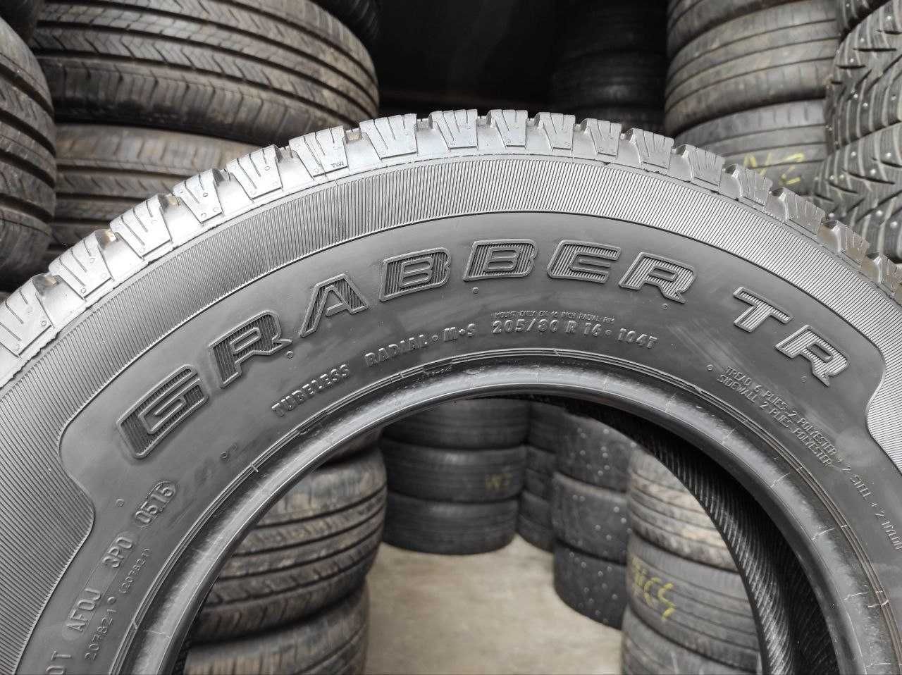 General Grabber TR 205/80r16 made in Portugal 4шт, 15год, 10,7мм, M+S