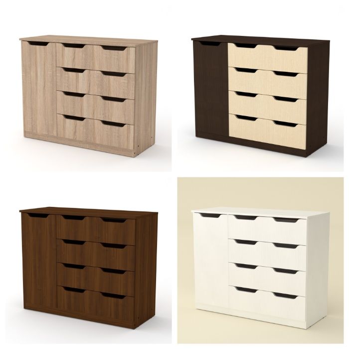 РОЗПРОДАЖ Комод 5 Секцій Класика Компаніт в Наявності Різні Кольори !