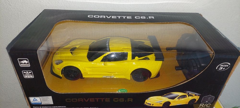 Auto zdalnie sterowane Corvetta C6.R, nowe auto na pilot