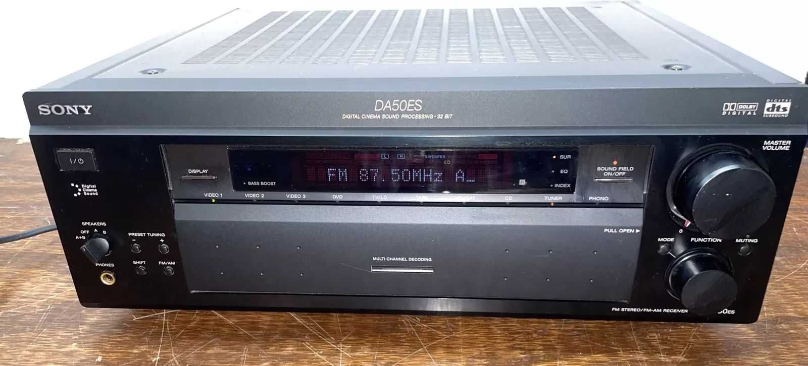 Amplituner Sony STR DA50ES   bluetooth przełącznik  kolumn 4 i 8 Ω