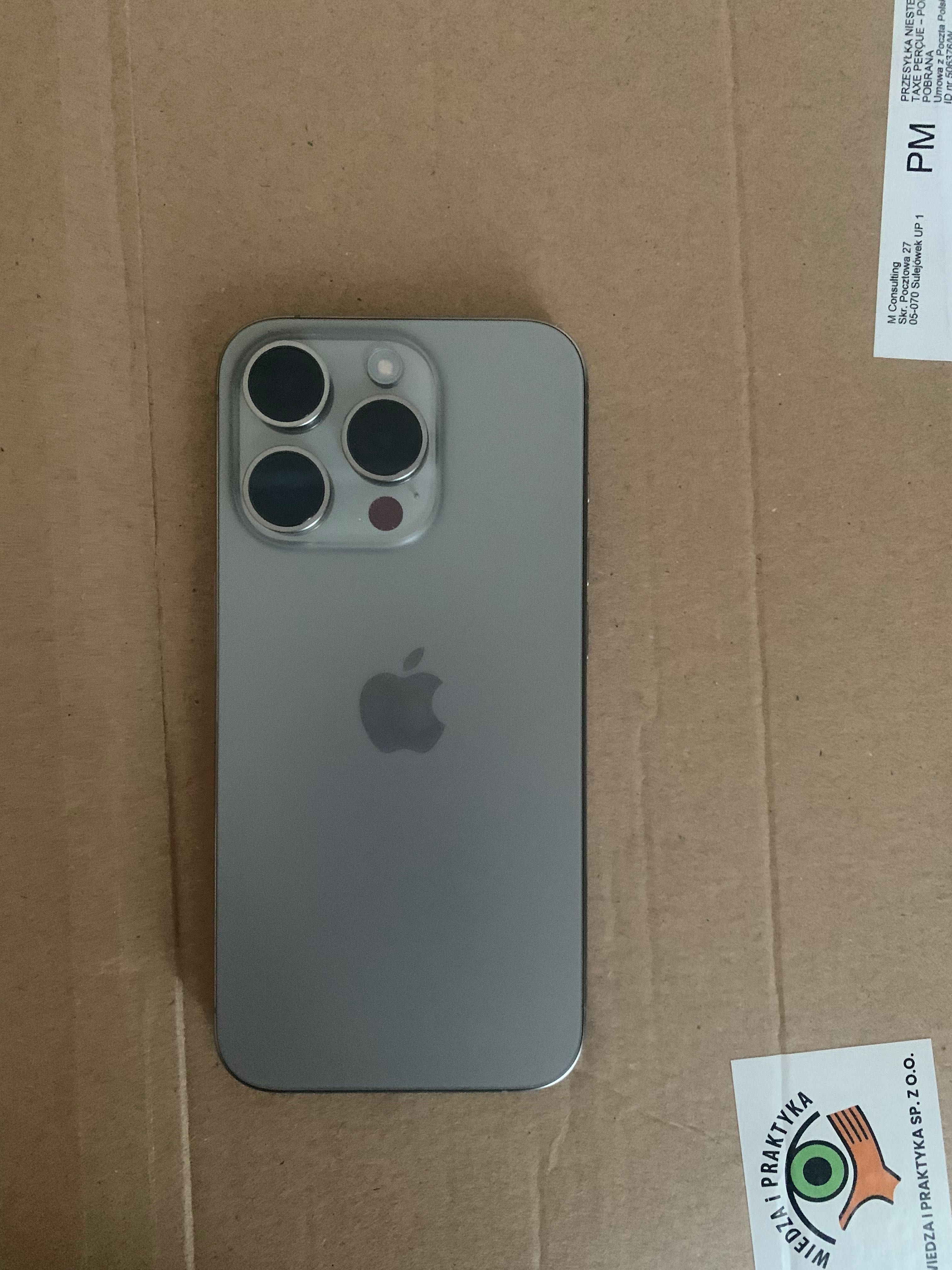 Apple iPhon 15 pro 512 GB Tytan 6’1 NOWY