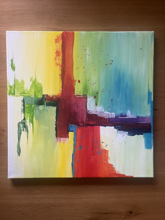 Obraz abstrakcja 39x39