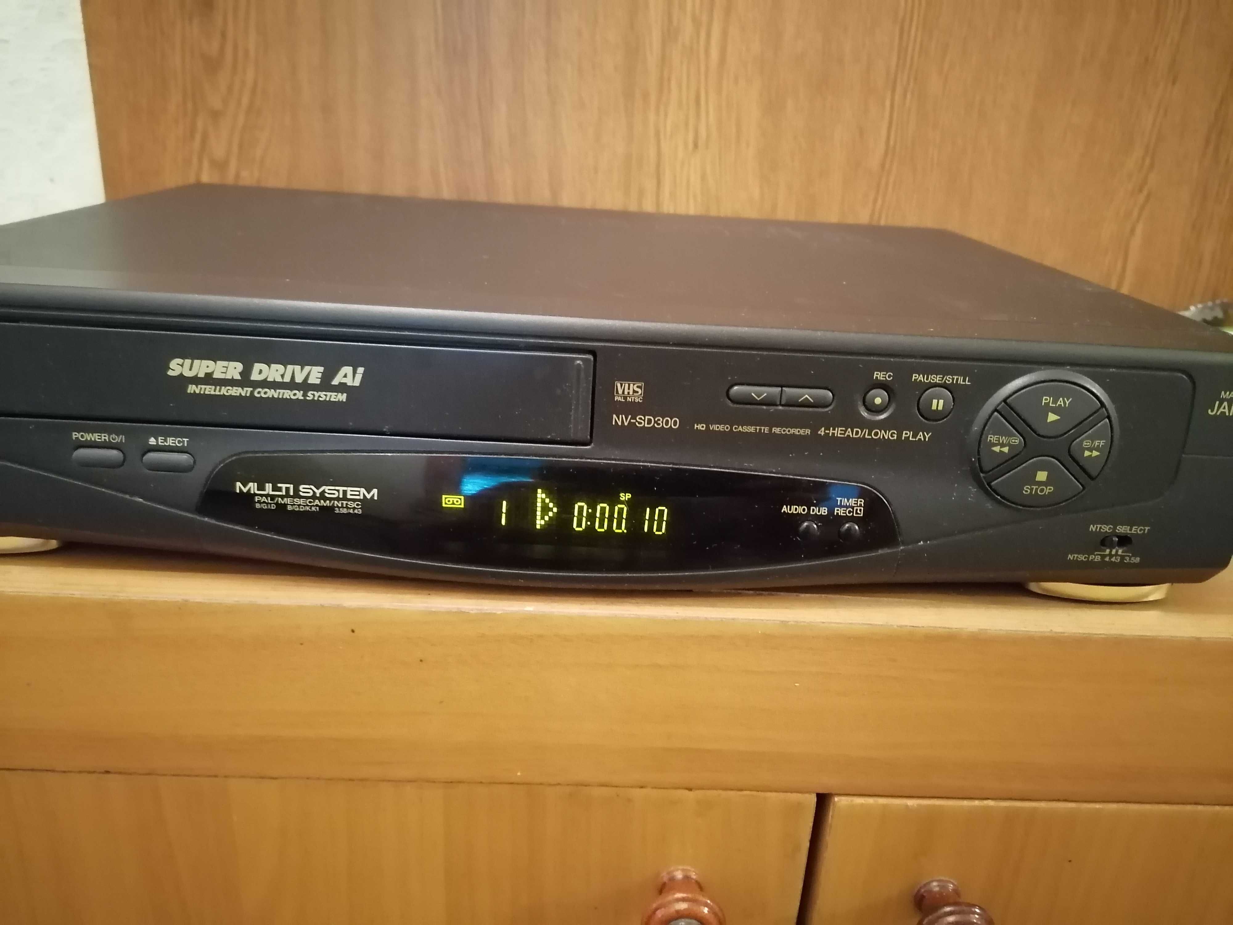 Panasonic vhs cassette recorder.