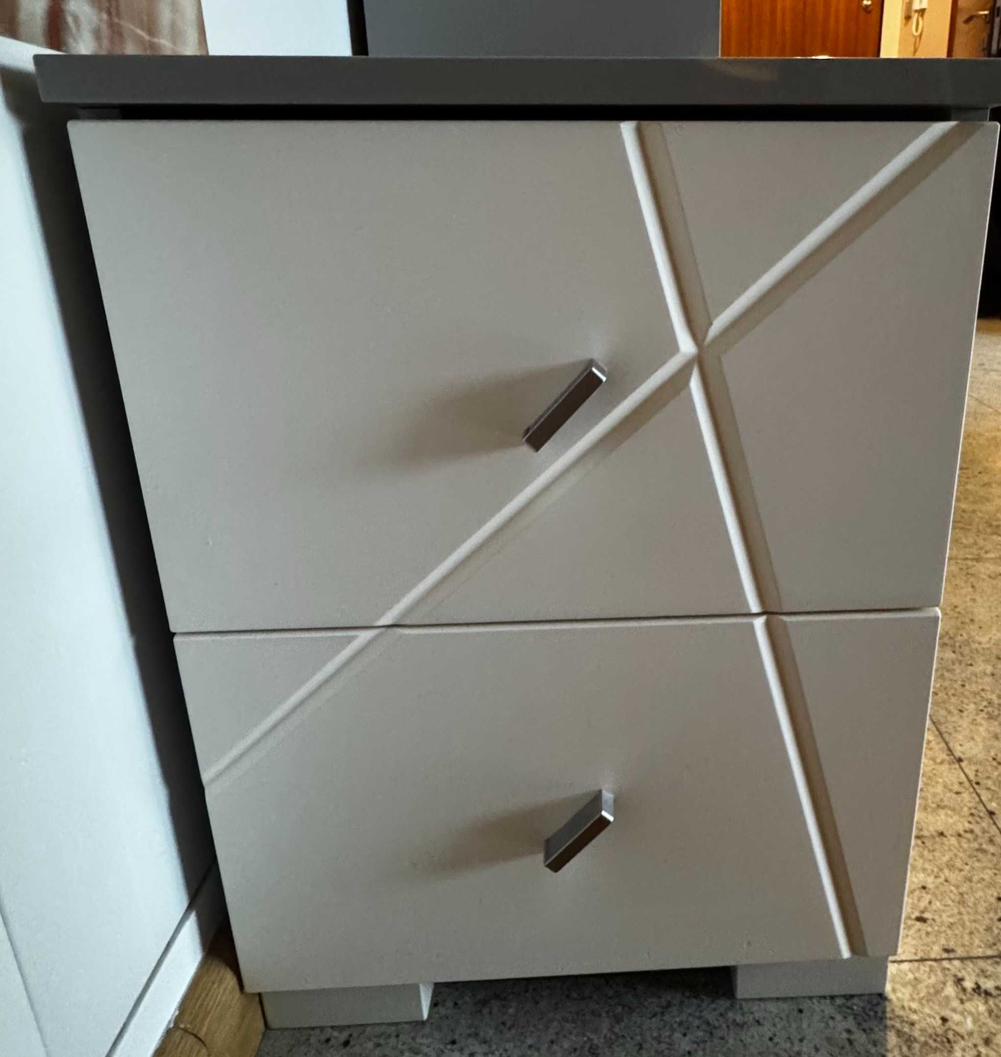 Zestaw mebli Meblik YO X ONE – Regał 55 Grey + Box Grey