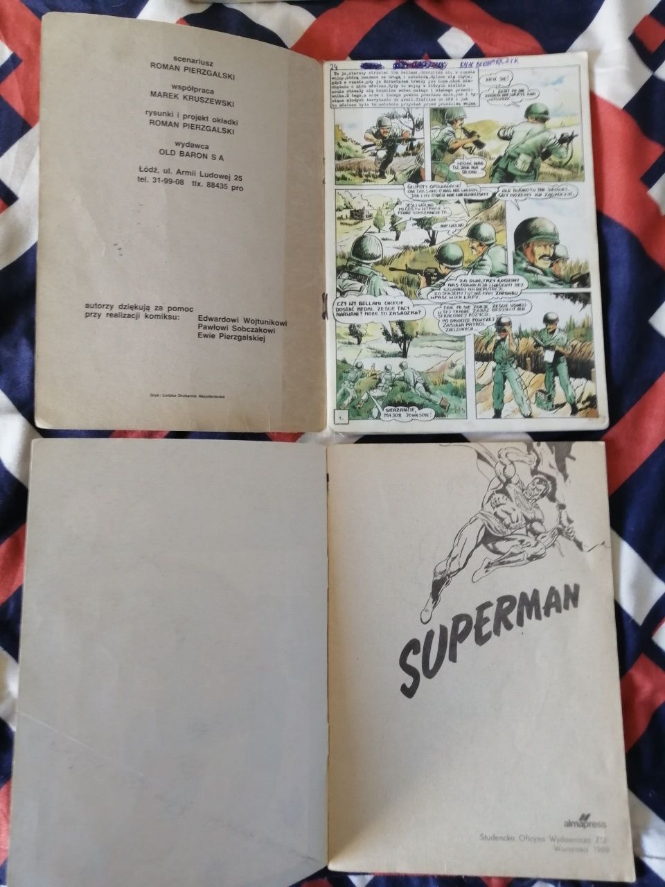 Komiks 2szt.Good Morning Vietnam 1990 oraz Superman 1989r