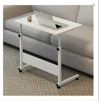 Mobilne biurko stolik pod laptop lub książkę biały