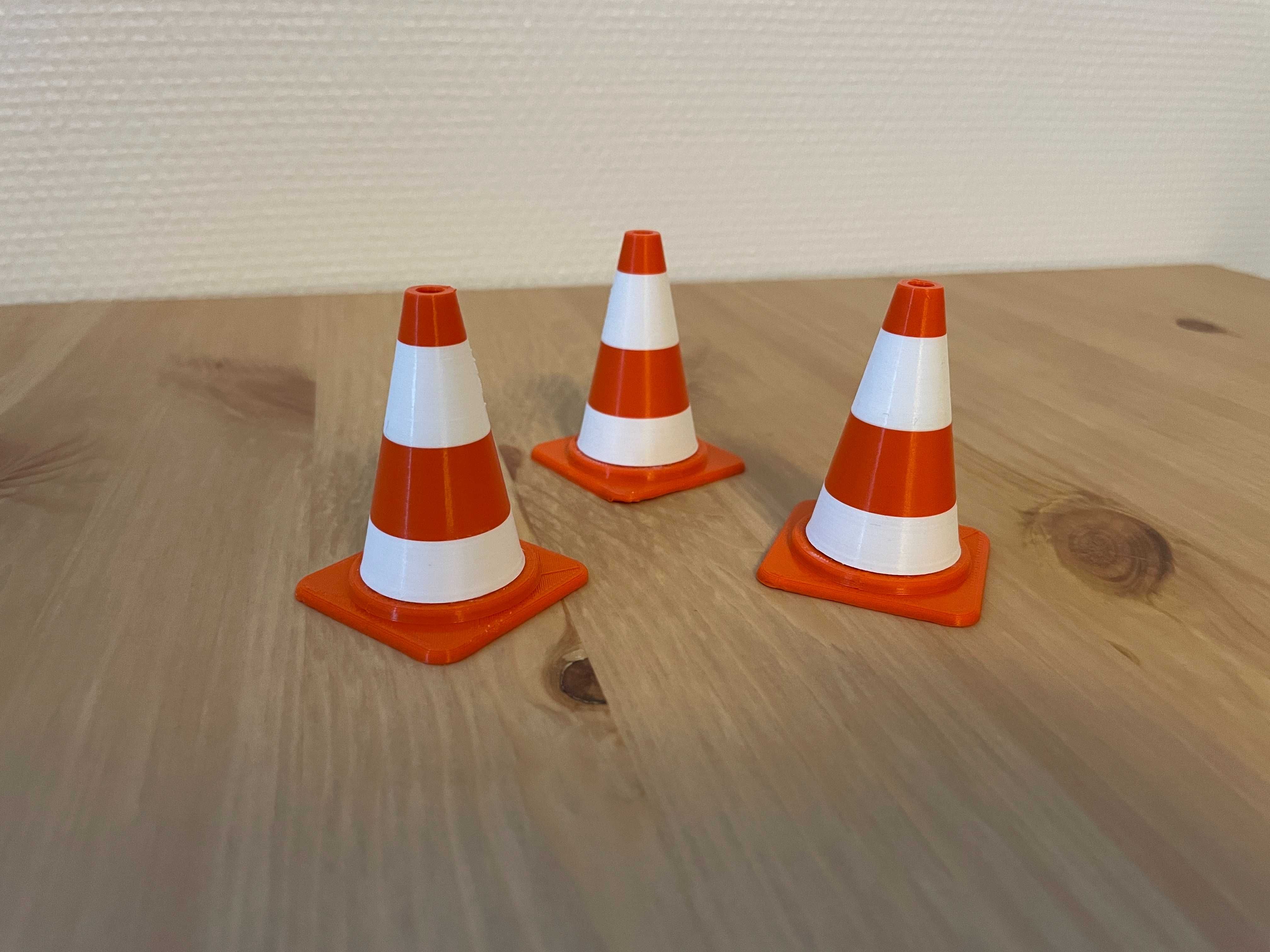 4x pachołek drogowy do samochodów RC