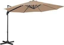 Parasol ogrodowy na wysięgniku bocznym uchylny okrągły śr. 300 cm