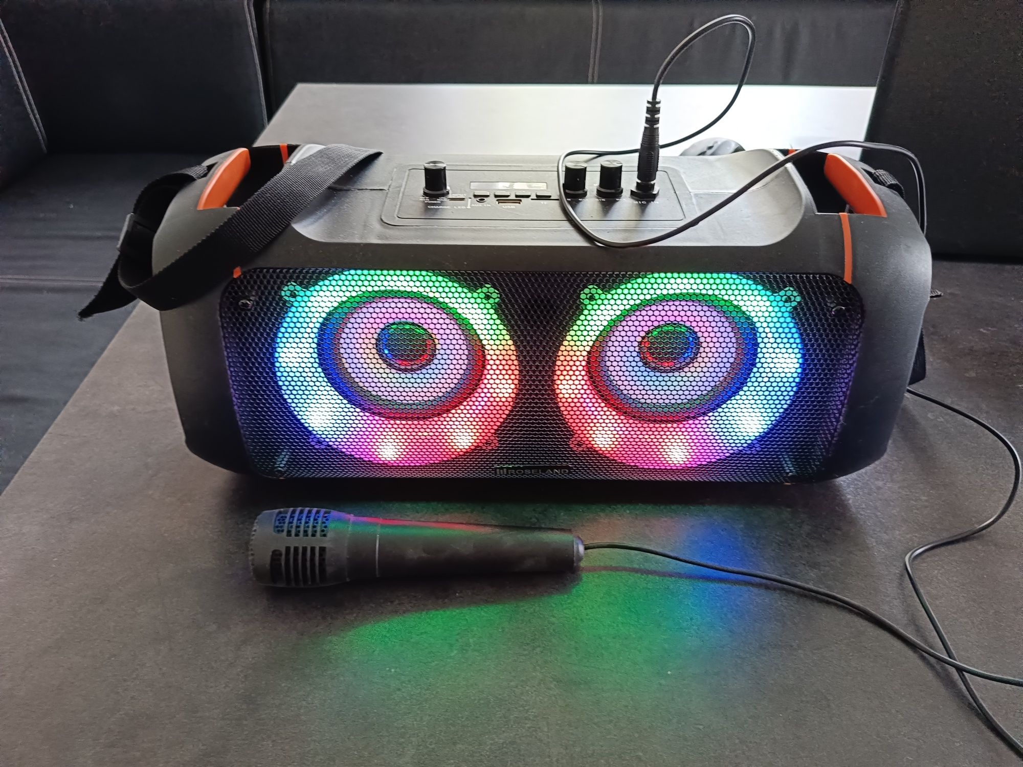 Głośnik bluetooth z mikrofonem 6,35