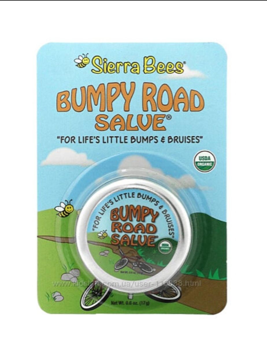 Мазь от синяков и ушибов, Bumpy Road Salve, Sierra Bees, 17 г