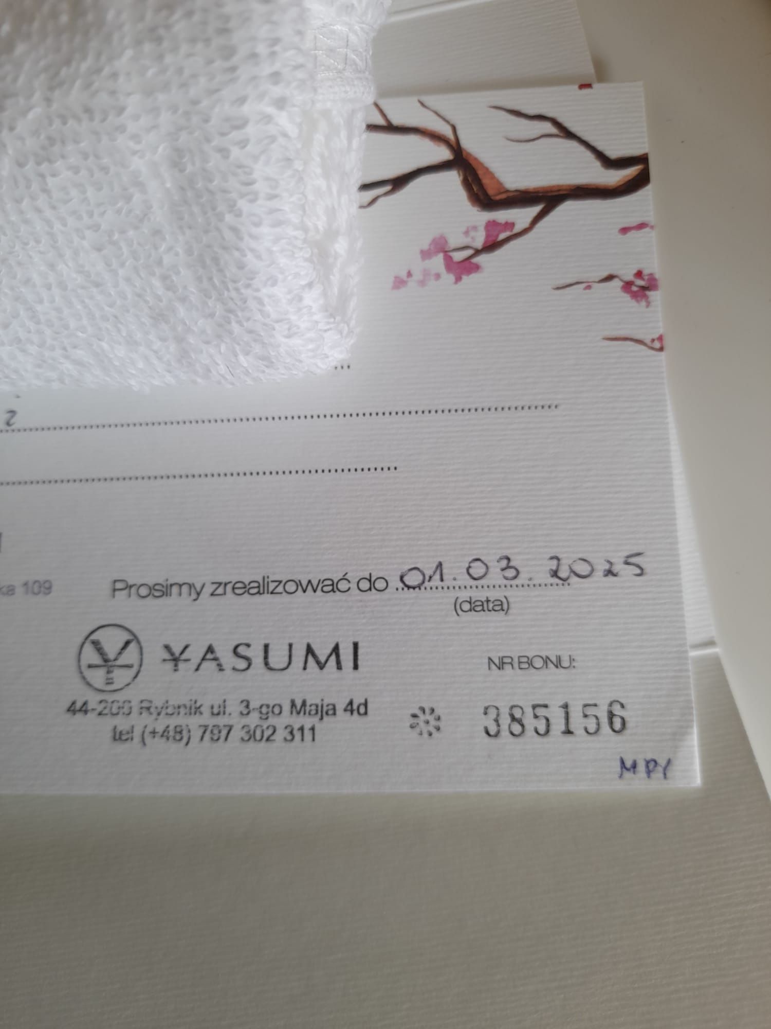 Yasumi bon wartości 300 zł uroda zdrowie