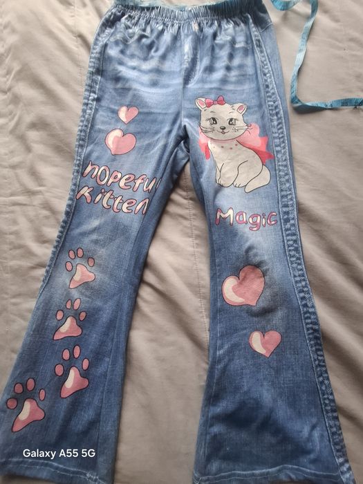Sprzedam  legginsy dzwony dla dziewczynki