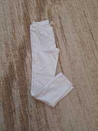 Skinny low waist 29/30 spodnie dżinsy jeansy białe h&m
