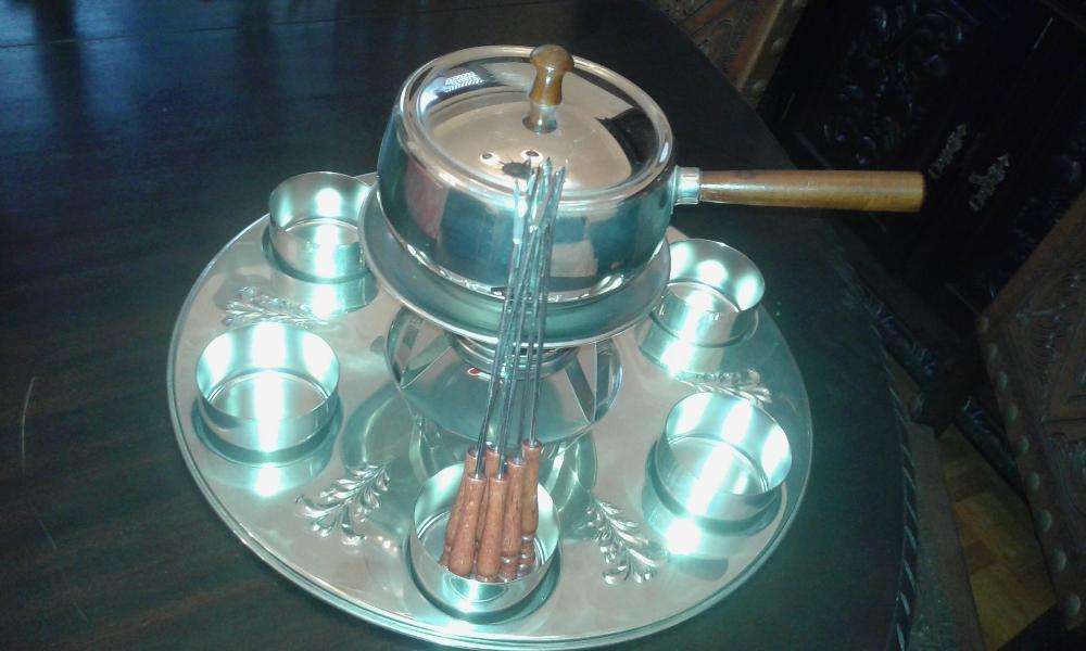 fondue artame inox novo - cozinha