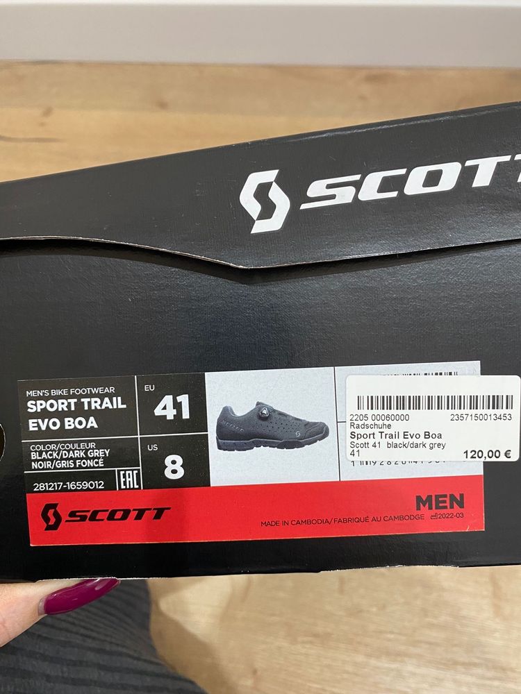 Buty rowerowe Scott Sport Trail Evo BOA - rozmiar EU 41