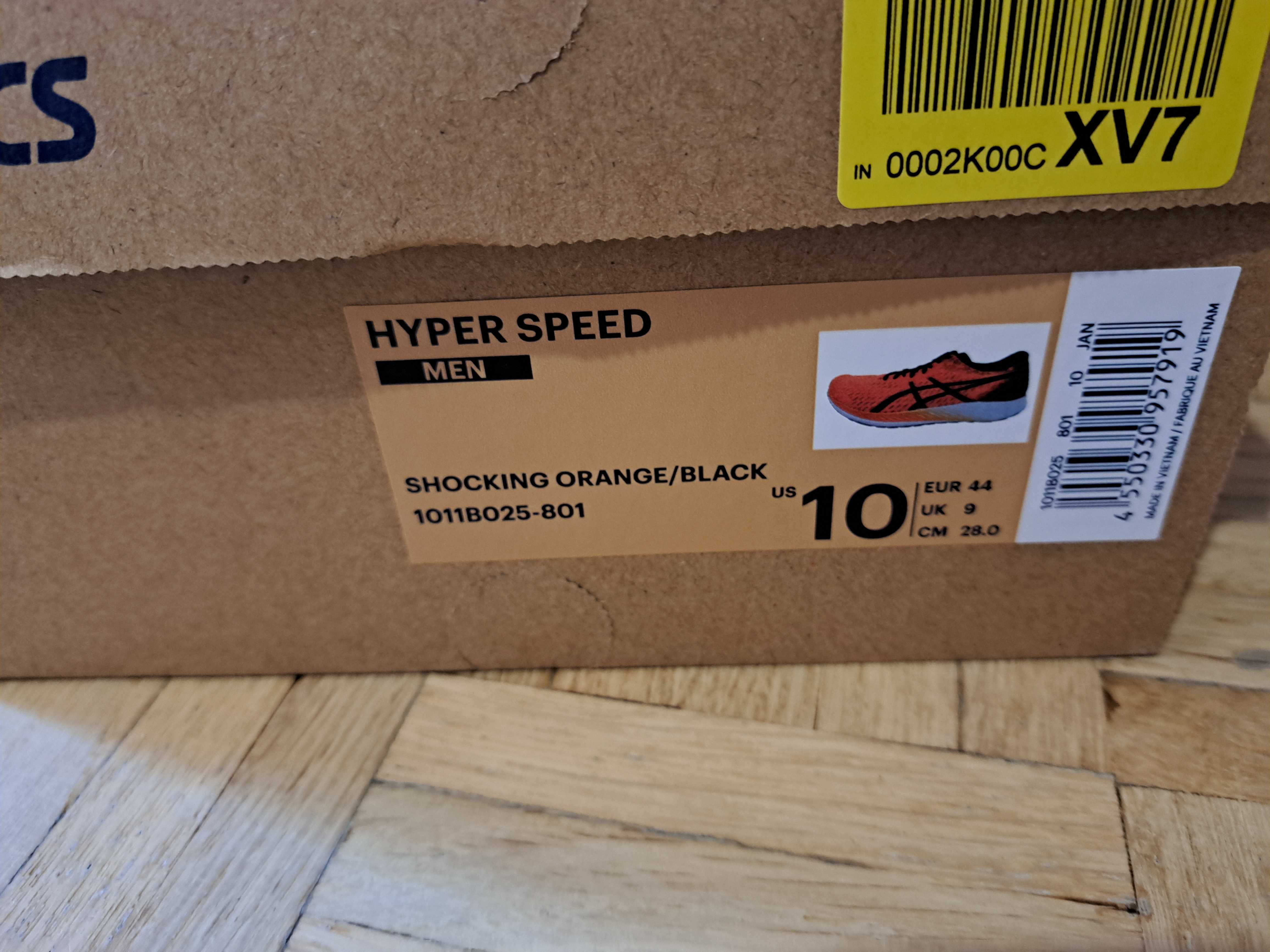 nowe buty startowe Asics Hyper speed rozmiar 44