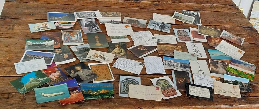 Artigo de Coleção - Cerca de 60 Envelopes Selados / Postais VINTAGE