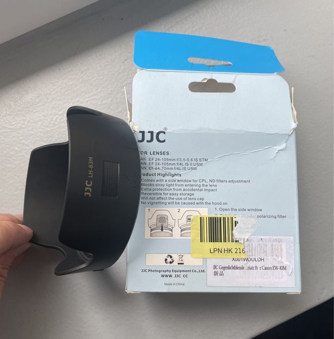 JJC osłona LH-83M (Canon EF)