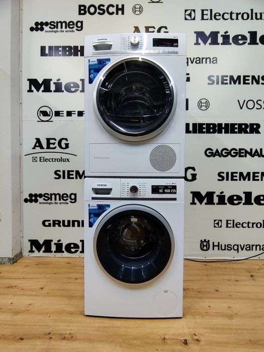 Топовий комплект SIEMENS™ iQ700. Пральна машина та сушильна. Пара! DE.