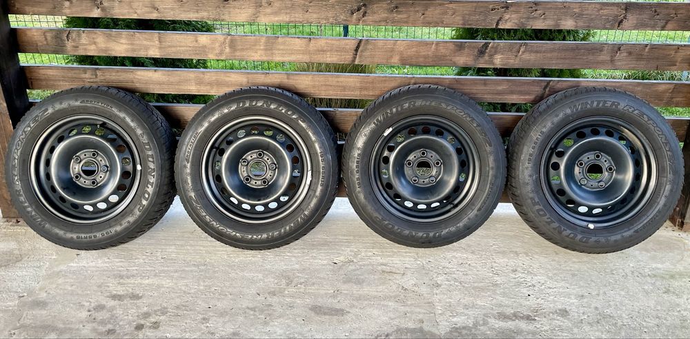 Резина Dunlop 195/65R15 та диски 5x112R15