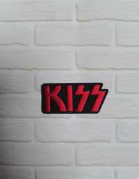 Naszywka, naprasowanka: Kiss logo (metal, rock, glam)