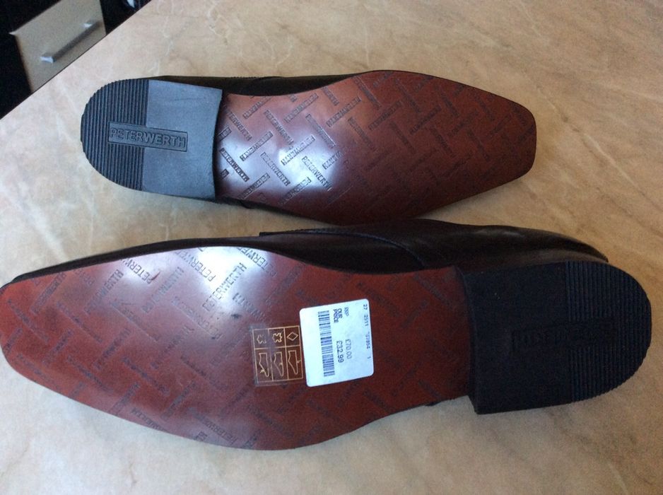 PETER WERTH (Англия)Туфли мужские(всё кожа)размер 42,5. НОВЫЕ.