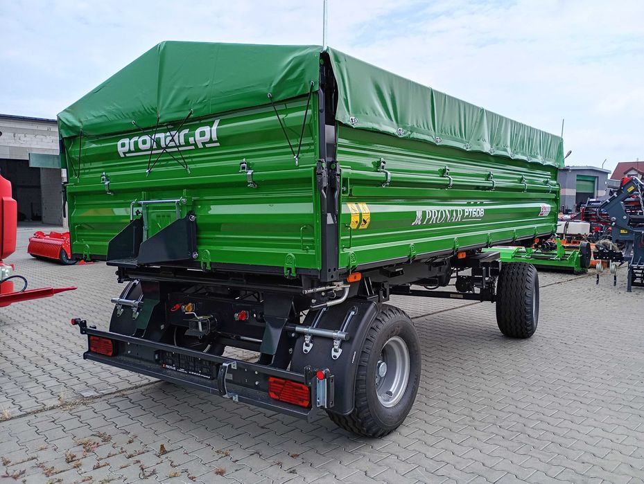 Przyczepa paletowa PRONAR PT608 - 8 ton - MODEL 2025 - cena PROMOCYJNA