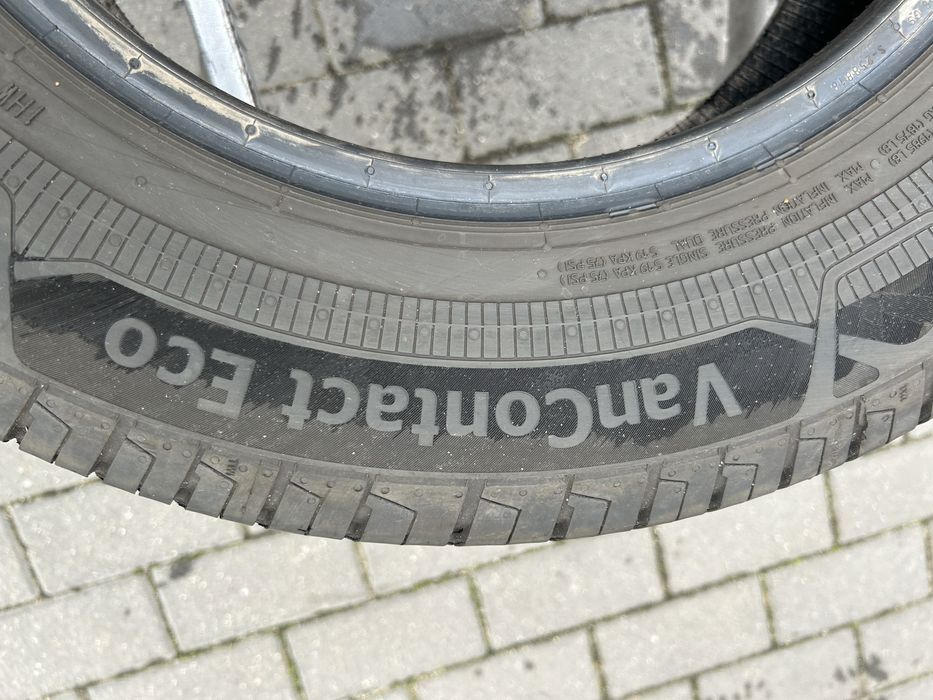 4x 195/7015C Continental VanContactEco jak nowe 4923