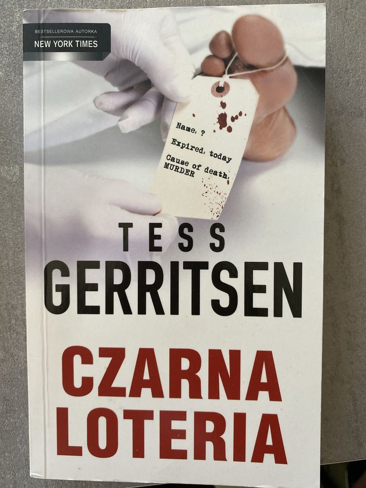 Tess Gerrirsen Czarna loteria książka