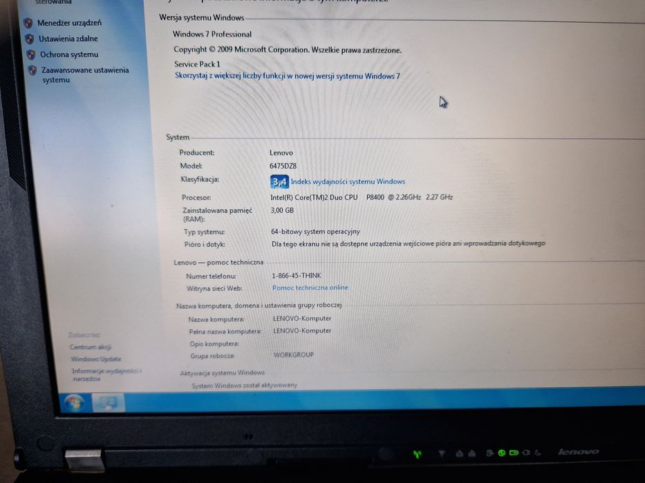 Laptop Lenovo T400