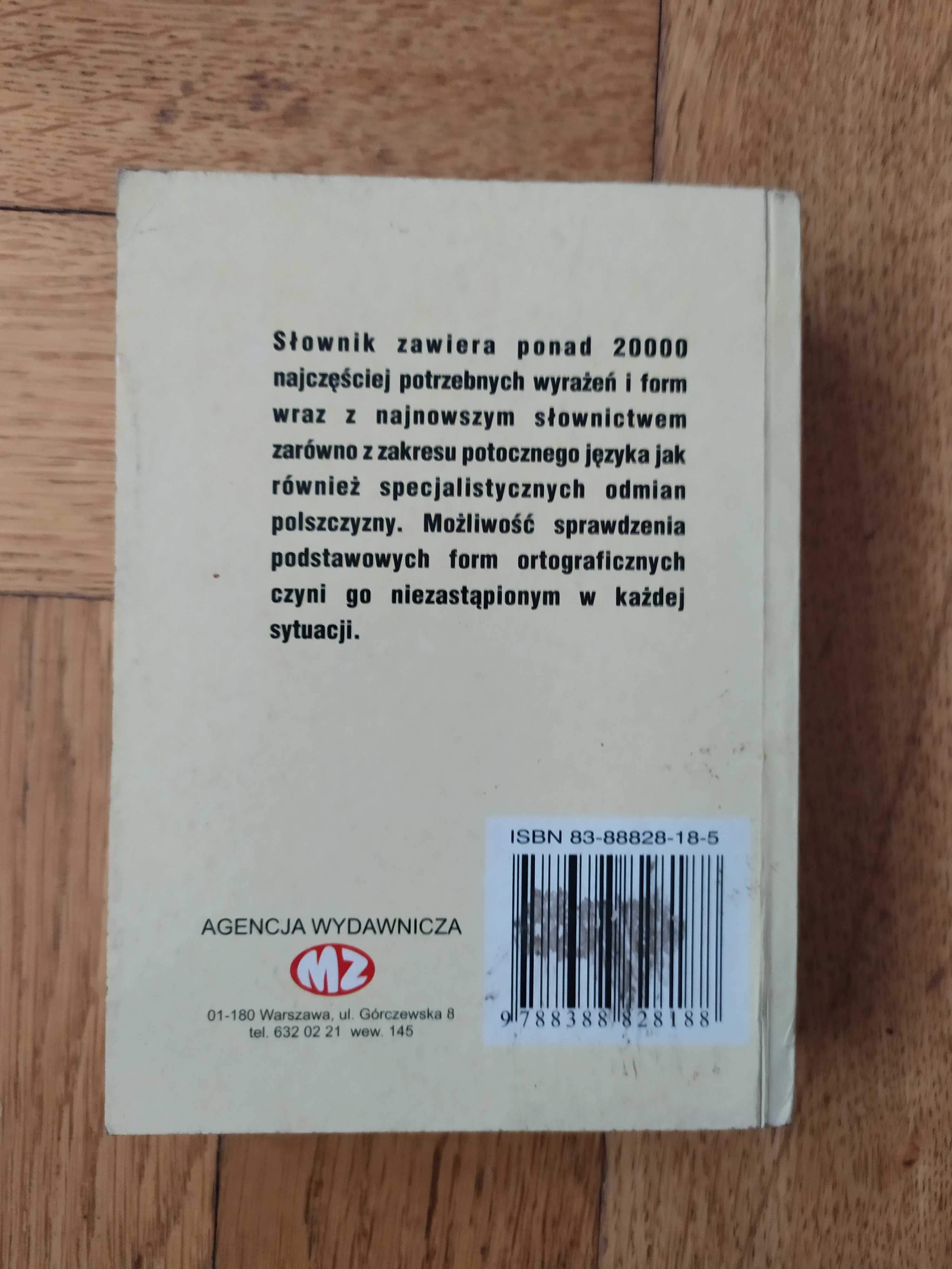 Szkolny słownik ortograficzny, 20000 słów i wyrażeń, podręczny format