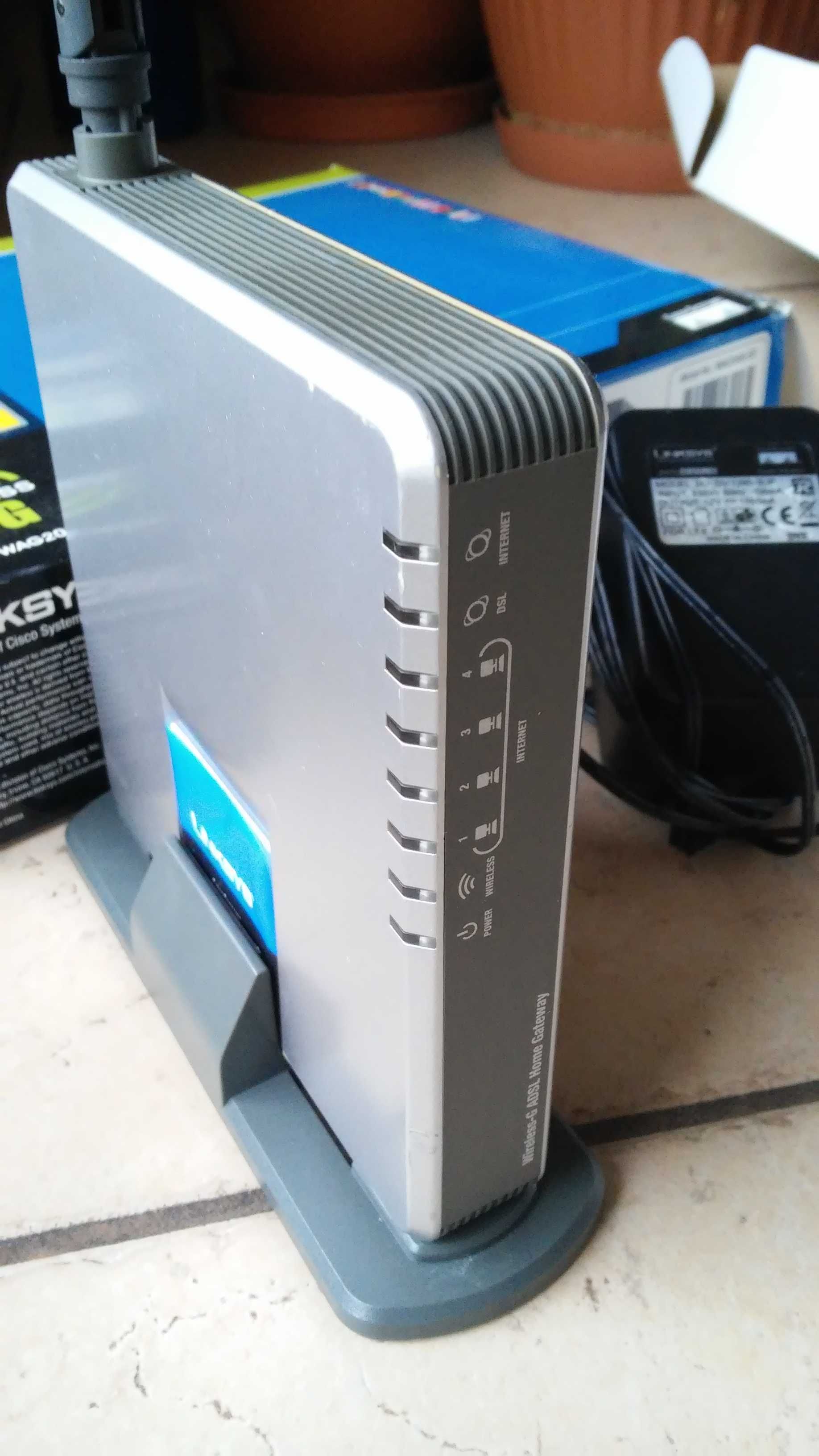 Router Linksys WAG 200G z modemem ADSL – dla np. Neostrada / Netia