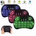 Teclado e rato touch sem fios, iluminado.